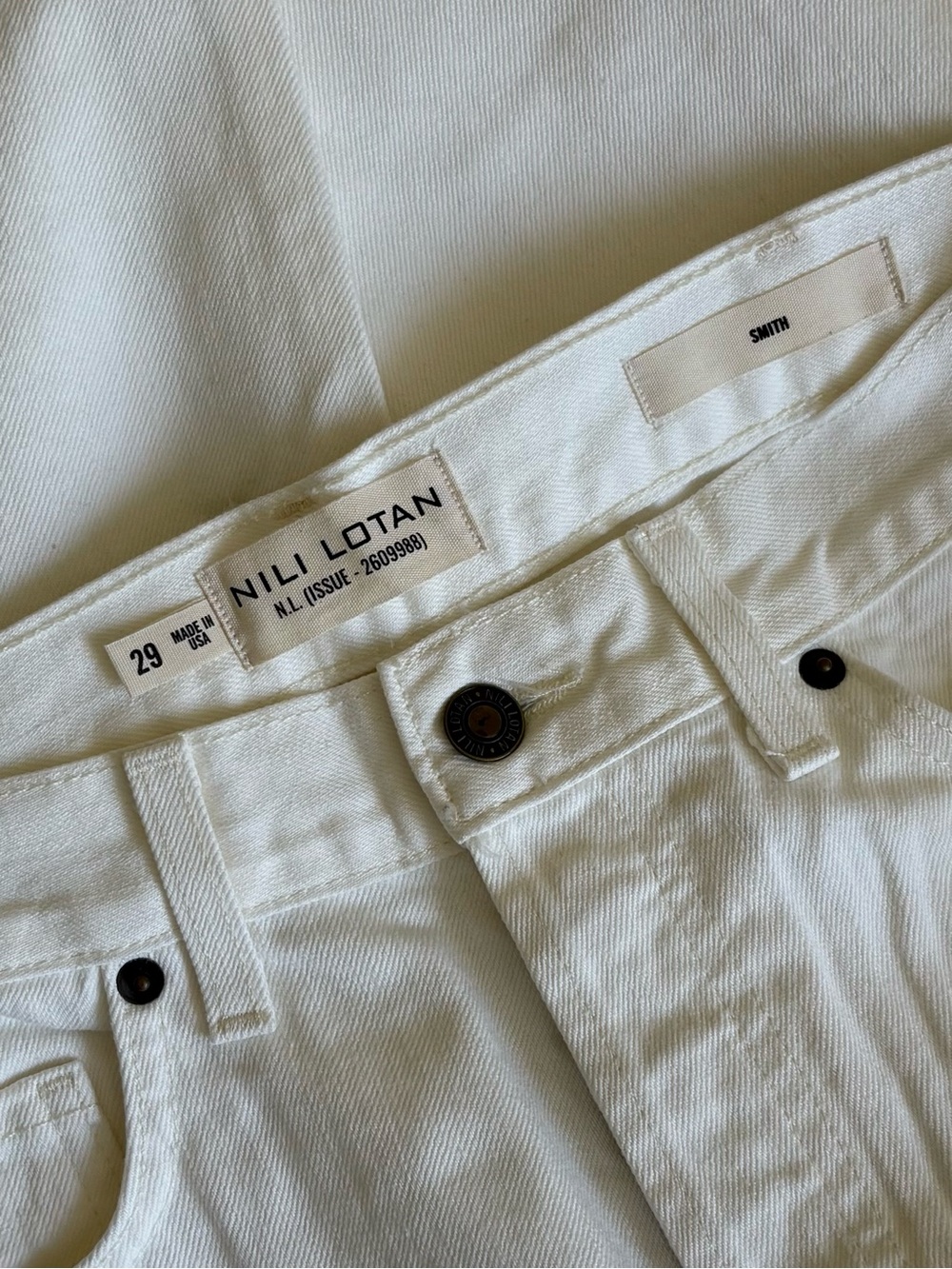 NILI LOTAN Smith cotton mid-rise straight jeans - Picture 11 of 12